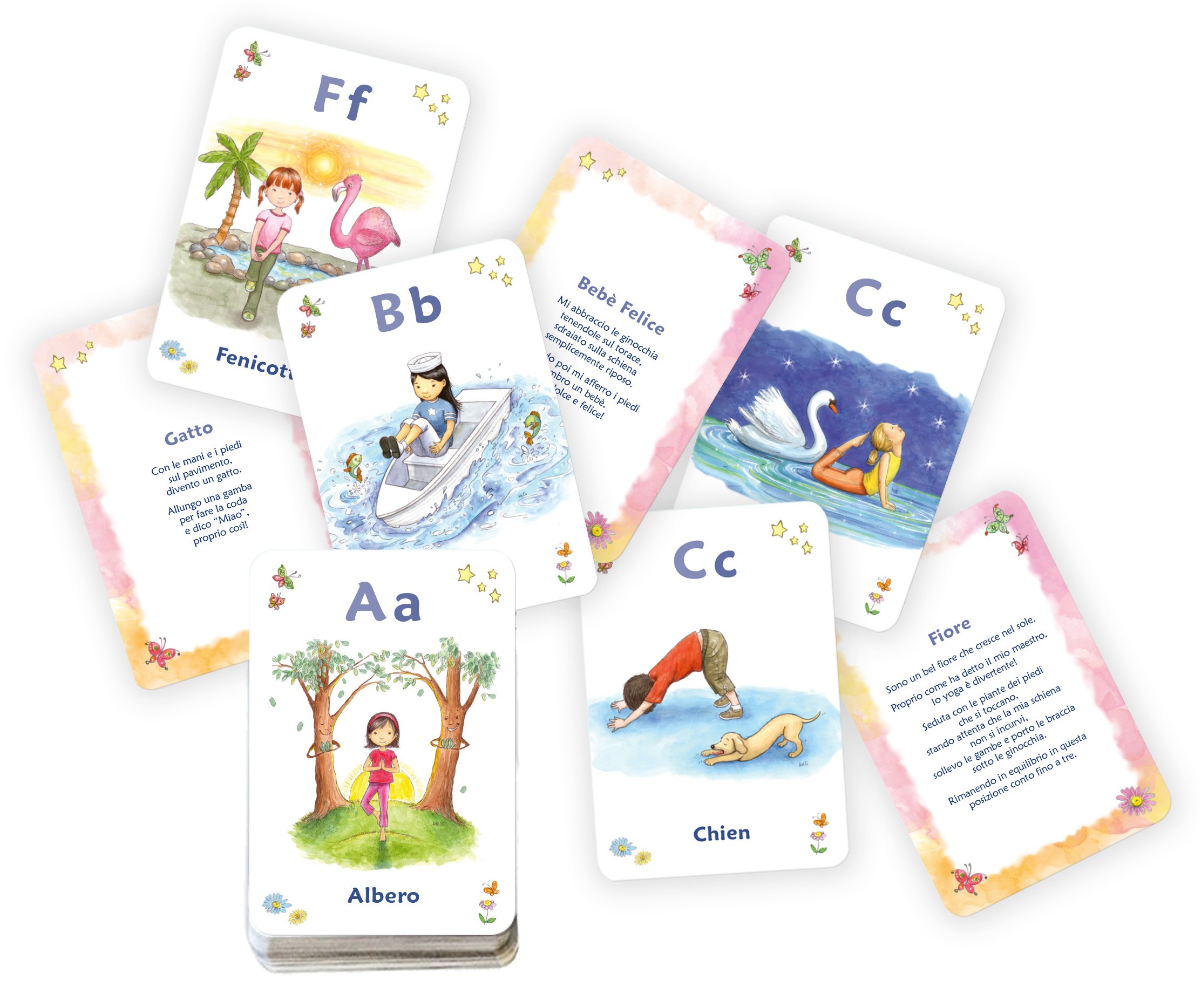 L' ABC dello yoga per bambini. 48 carte