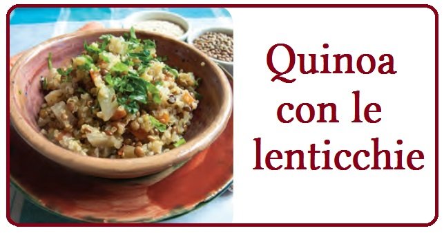 quinoa con lenticchie