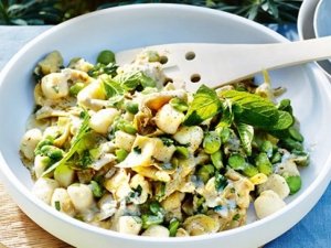 Ricette senza glutine: gnocchi vegan con crema di carciofi