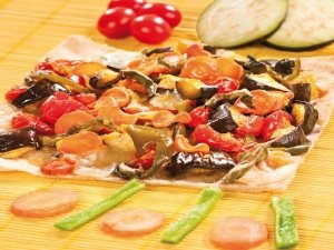 Ricetta della pizza vegetariana sottile