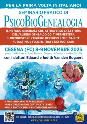 Seminario Pratico di PsicoBioGenealogia: per la prima volta in italiano!