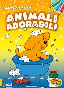 Animali Adorabili - FANTASIE A COLORI - Libro