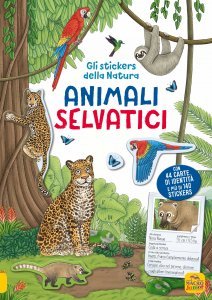 Gli Stickers della Natura: Animali Selvatici - Libro