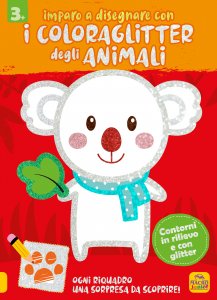 Imparo a Disegnare con i Coloraglitter degli Animali - Libro