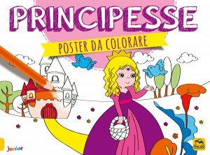 Poster da Colorare - Principesse - Libro