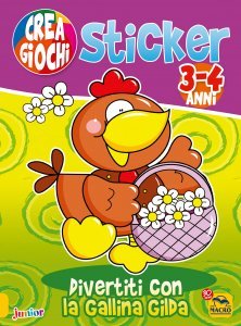 Ricrea Giochi Sticker 3-4 Anni - Libro