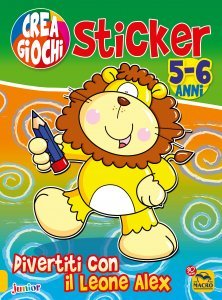 Ricrea Giochi Sticker 5-6 Anni - Libro