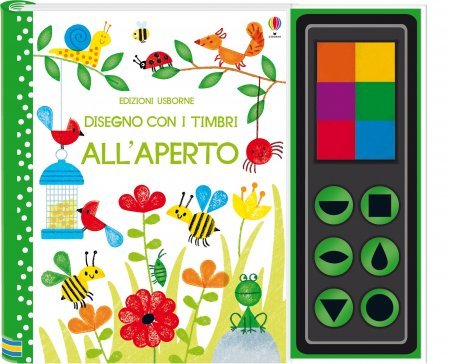 Disegno con i timbri - All'aperto - Libro