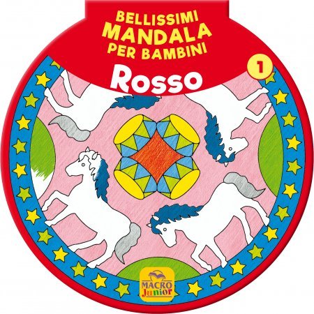 Bellissimi Mandala per Bambini Vol.1 - Rosso - Libro