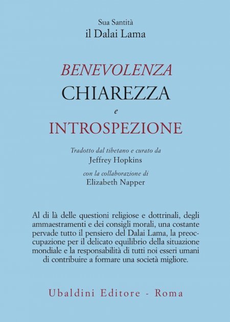 Benevolenza chiarezza e introspezione - Libro