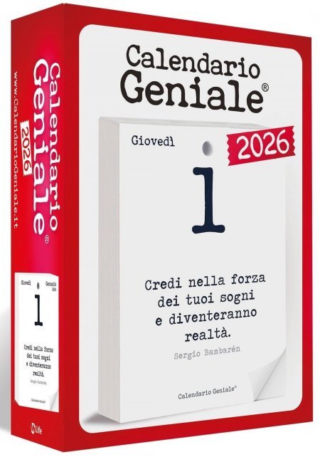 Calendario Geniale 2026 ricarica - Libro