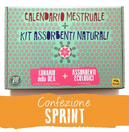 Calendario Mestruale + KIT Assorbenti Naturali - SPRINT - cofanetto base
