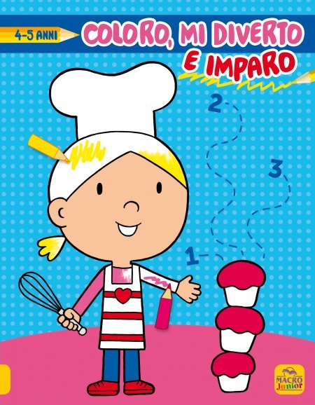 Coloro, Mi Diverto e Imparo -  4/5 Anni - Libro