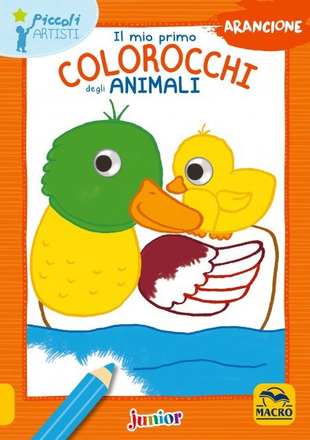 Il Mio Primo Colorocchi degli Animali Arancione - Libro