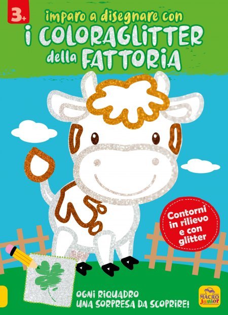 Imparo a Disegnare con i Coloraglitter della Fattoria - Libro