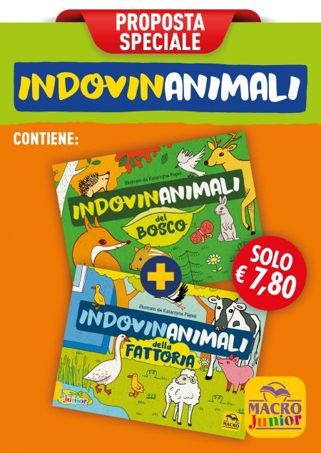 Indovinanimali PACCHETTO PROMOZIONALE - Libro