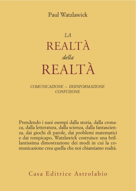 La Realta' della Realta' - Libro