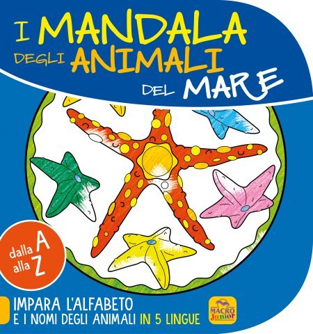 Mandala degli animali del Mare - 4-6 anni - Libro