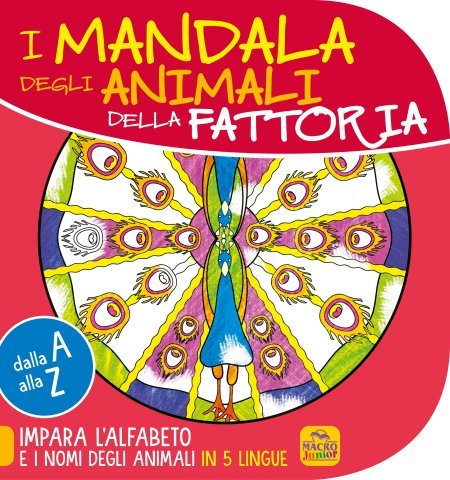 Mandala degli animali della Fattoria - 10 -12 anni - Libro