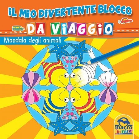 Il Mio Divertente Blocco da Viaggio - Mandala degli animali - Libro