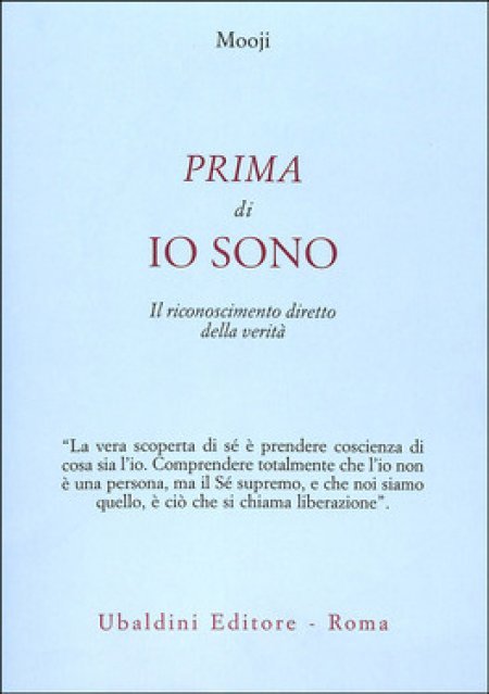 Prima di Io Sono - Libro