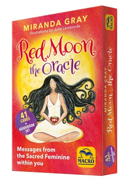 Red Moon The Oracle - 41 Cards + Guidebook Set - Libro