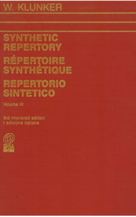 Repertorio Sintetico Libro Cartonato Cm 17x24 Di Will Klunker
