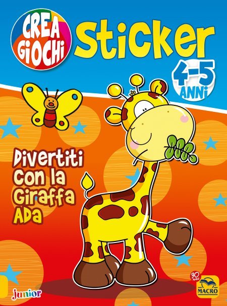 Ricrea Giochi Sticker 4-5 Anni - Libro