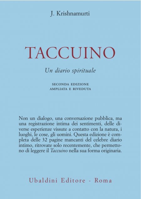 Taccuino. Un Diario Spirituale - Libro